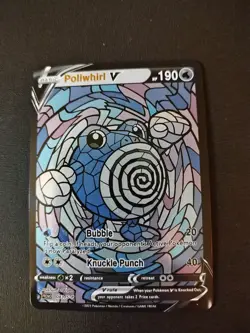 Pokemon Pollwhirl V 61/S-P & Fearow V 22/S-P Stained Glass Cards - Image 2