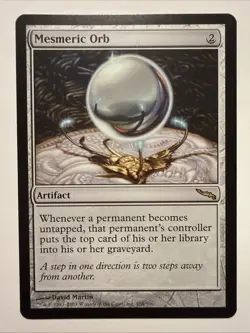 Mesmeric Orb MTG Mirrodin 2003 - Image 1