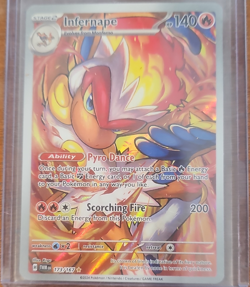 Pokemon TCG Infernape Illustration Rare 173/167 SV06 Twilight Masquerade Holo EN - Image 1