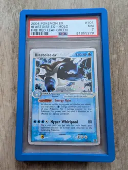 2004 Pokemon EX Blastoise Holo PSA 7 Fire Red Leaf Green #104 - Image 1