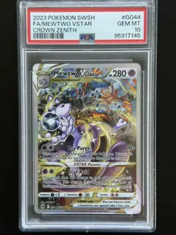 Mewtwo VSTAR GG44/GG70 2023 Pokemon SWSH Crown Zenith GG - Image 1