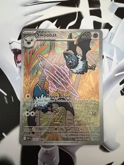 Swoobat 120/086 Illustration Rare Pokemon 2025 SV White Flare - Image 1