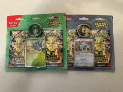 Pokemon TCG Ascended Heroes 3-Pack Booster Promo Packs Komala Tangela - Image 1