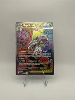 Mega Scrafty EX 285/217 Special Illustration Rare Ascended Heroes Pokemon - Image 1