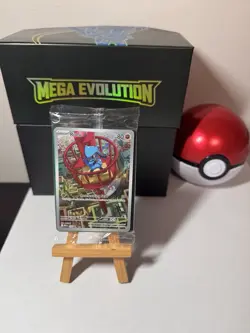 Sealed - Riolu 010 Me01: Mega Evolution ETB Promo Holo SEALED Pokemon TCG NM M - Image 1