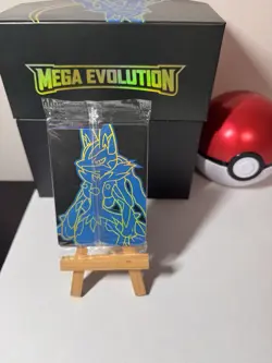 Sealed - Riolu 010 Me01: Mega Evolution ETB Promo Holo SEALED Pokemon TCG NM M - Image 2
