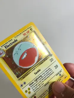 Pokemon TCG Jungle set Holographic Electrode 2/64 Moderately Played - Image 2