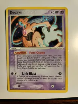 Deoxys 16/107 EX Deoxys Holo Rare Deck Exclusives Pokemon MP - Image 1