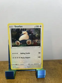 Snorlax 140/202 Cosmos Holo Rare Sword & Shield Pokemon NM - Image 1