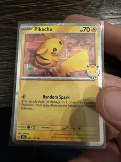 Pikachu 051/162 2026 Pokemon Day 30th Anniversary Promo Lot of 35 (7 w SWIRLS) - Image 3