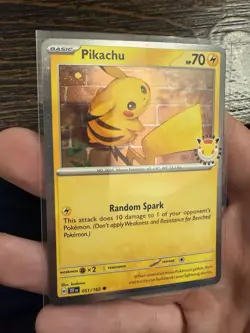 Pikachu 051/162 2026 Pokemon Day 30th Anniversary Promo Lot of 35 (7 w SWIRLS) - Image 5