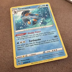 Swampert 064/264 Holo Rare Fusion Strike Pokemon Holo Near Mint - Image 1