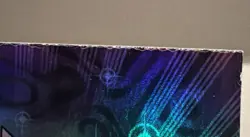 Pokemon Topps Gengar Animation Series 2 Rainbow Foil #94 Holo Vintage Blue Logo - Image 4