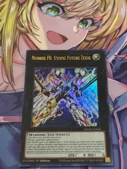 Yugioh Number F0 Utopic Future Zexal Ultra Rare DUAD-EN042 Duelist's Advance 1st - Image 1