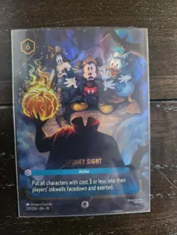 2025 Disney Lorcana Whispers in the Well Spooky Sight Enchanted 237/204 - Image 2