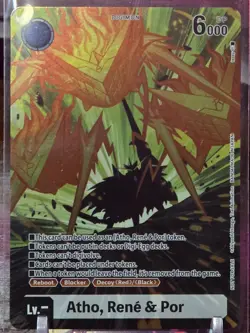 Atho, Rene & Por BT23 Box Topper Foil Token Hackers' Slumber Digimon Card Game - Image 1
