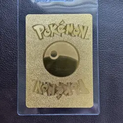 Pokemon Fan Art Shining Mewtwo EX 170 HP Textured Gold Foil Card NM It. #98/99 - Image 4