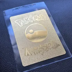 Pokemon Fan Art Shining Mewtwo EX 170 HP Textured Gold Foil Card NM It. #98/99 - Image 5
