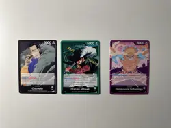 One Piece OP14 (The Azure Sea’s Seven) Leader Card Lot - Image 1