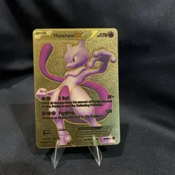 Mewtwo EX Gold Foil Card 98/99 fan art - Image 1