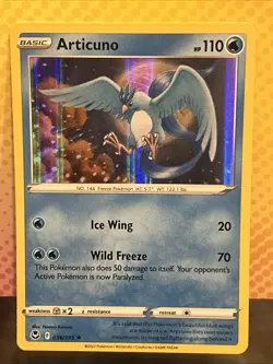 2022 Sword & Shield - Silver Tempest Articuno Holo Rare Pokemon Card #36 - Image 1