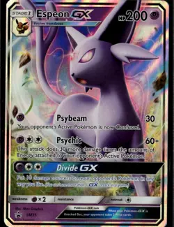 Espeon GX Promo SM Promos SM35 Psychic Holo Pokemon Card - Image 1