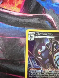 Pokemon TCG Sword & Shield Lost Origin Chandelure Ultra Rare Card TG04/TG30 - Image 2