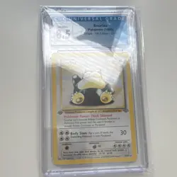 Snorlax 1st Edition Jungle 1999 Rare 27/64 CGC 8.5 Pokemon Card English - Image 1