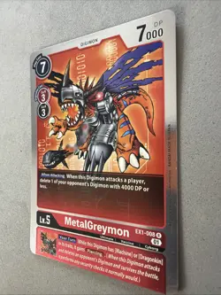 Digimon TCG * MetalGreymon EX1-008 Rare FOIL * Classic Collection * NM Card - Image 2