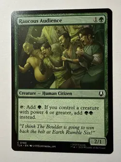 MTG - Raucous Audience - Avatar: The Last Airbender NM/M Condition - Image 1