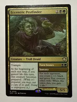 Eccentric Pestfinder | 46 NM/M | Commander: Secrets of Strixhaven | Magic MTG - Image 1