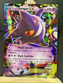 Gengar EX 34/119 XY-Phantom Forces Holo NM Pokemon - Image 1