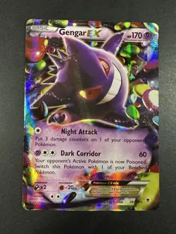 Gengar EX 34/119 XY-Phantom Forces Holo NM Pokemon - Image 2