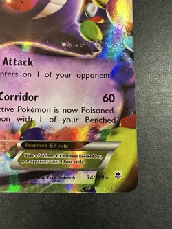 Gengar EX 34/119 XY-Phantom Forces Holo NM Pokemon - Image 5