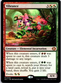 Vibrance 249 Mythic Lorwyn Eclipsed Magic: The Gathering Near Mint - Image 1