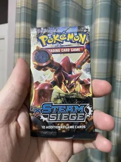 Pokemon TCG XY Steam Siege Artwork Set Of 4 Booster Packs! FACTORY SEALED! - Image 2