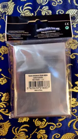 Pokemon Center Japan TCG Team Aqua & Team Magma Card Sleeves Sealed - Image 2