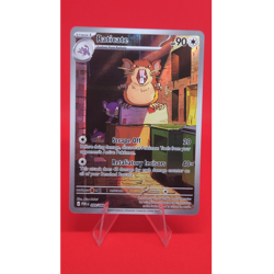 Nintendo Pokemon TCG Raticate 099/088 Scarlet & Violet Holo IR Stage 1 HP 90 - Image 1