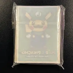 Luigi Pikachu Deck Sleeves (64ct) Pokemon Center 2016 Mario Pikachu Campaign JPN - Image 4