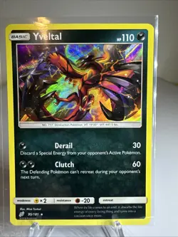 Yveltal 95/181 Sun And Moon Team Up Holo Pokemon TCG - Image 1