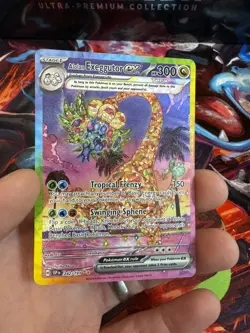 Pokemon TCG Alolan Exeggutor EX 242/191 SIR Surging Sparks NM+ - Image 1