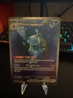Pokemon TCG Blastoise EX SIR 200/165 Scarlet & Violet 151 - Image 1