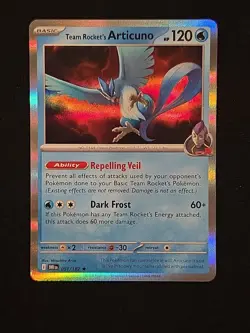 TEAM ROCKET’S ARTICUNO - 51/182 Destined Rivals NM - Holo Rare - Pokemon TCG - Image 1