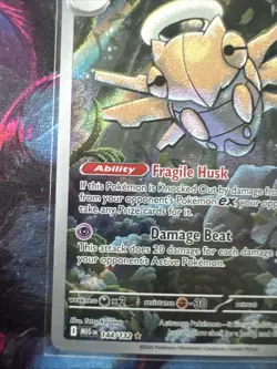 Pokemon Mega Evolution Shedinja Illustration Rare 144/132 NM - Image 4