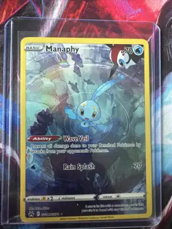 Manaphy GG06/GG70 Crown Zenith Galarian Gallery Ultra Rare Full Art Pokemon - Image 1