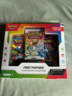 Pokemon First Partner Illustration Collection Series 1 NEW SEALED - Image 1