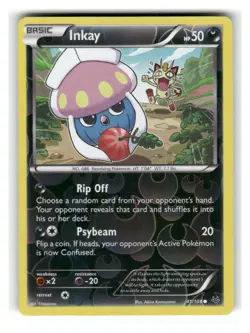 Inkay 41/108 Common Roaring Skies Pokemon Reverse Holo Lightly Played - Image 1