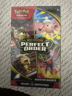 Pokemon TCG: Mega Evolution-Perfect Order Booster Bundle (6 Packs) - Image 1