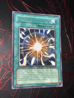 Yugioh Super Polymerization PTDN-EN046 1st Edition Phantom Darkness Rare - Image 3