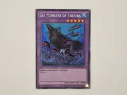 Yu-Gi-Oh TCG Sea Monster of Theseus - 2017 Mega-Tins Mega Pack (Secret Rare) - Image 1